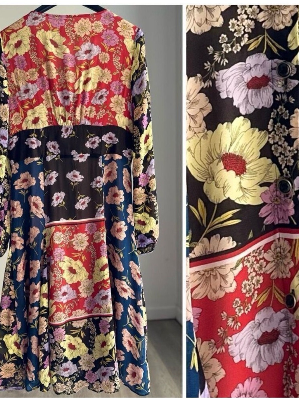 Anthropologie Maeve Dress Gardenia Floral US 8